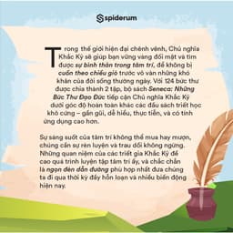 Thumbnail Combo Sách Suy Tưởng và Seneca: Những Bức Thư Đạo Đức - Chủ nghĩa khắc kỷ trong đời sống 4