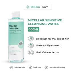 Thumbnail [Hàng tặng không bán] Nước tẩy trang Freska Micellar Sensitive Cleansing Water 400ml 1
