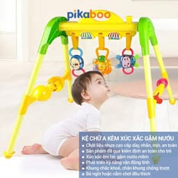 Thumbnail Kệ xúc xắc chữ A cao cấp Pikaboo, giúp bé phát triển đa giác quan, chất liệu nhựa cao cấp an toàn 2