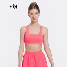 Thumbnail Áo Bra Tập Yoga Gym Hibi Sports BA516 Kiểu 2 Dây Đan Chéo, Kèm Mút Ngực 4