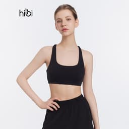 Thumbnail Áo Bra Tập Yoga Gym Hibi Sports BA516 Kiểu 2 Dây Đan Chéo, Kèm Mút Ngực 3