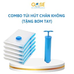 Thumbnail Combo túi hút chân không đựng quần áo, chăn gối đa năng tiện lợi 1