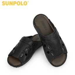 Thumbnail Dép nam quai ngang da bò SUNPOLO DQN018 4