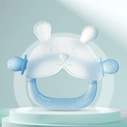 Thumbnail Gặm Nướu Cho Bé Xỏ Tay Hình Gấu KidAndMom Đồ Chơi Gặm Nướu Silicone Siêu Mềm An Toàn Cho Bé Sơ Sinh 3