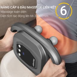 Thumbnail Máy massage cầm tay 6 đầu 9 cấp độ Lescolton T SPORT mát xa toàn thân tay đấm lưng giảm đau cơ ( BẢO HÀNH 12 THÁNG ) 3