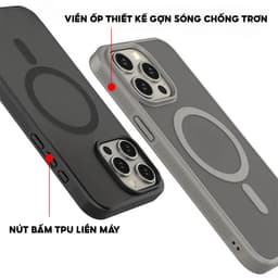 Thumbnail Ốp Lưng Nhám Chống Vân - Sạc Không Dây-Viền Chống Trơn Chính Hãng LIKGUS Dùng Cho IP 11-12-13-14-15 3