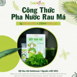 Thumbnail Bột rau má organic nguyên chất sấy lạnh Dalahouse 120gr mát gan giải độc, đạt tiêu chuẩn Châu Âu 1