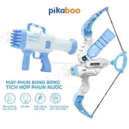 Thumbnail Đồ chơi tạo bong bóng và phun nước Pikaboo bong bóng ra đều màu đẹp mắt cho bé chơi vui nhộn 2