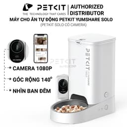 Thumbnail Máy Cho Mèo, Chó Ăn Tự Động Có CAMERA Petkit Fresh Element Solo YumShare màu Trắng 1