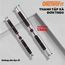Thumbnail OneTwoFit Xà đơn treo tường Xà đơn gắn cửa gắn tường đa năng tập gym thể hình Thanh xà đơn Treo tường nhiều 1