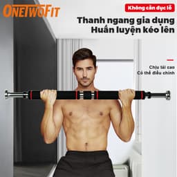 Thumbnail OneTwoFit Xà đơn treo tường Xà đơn gắn cửa gắn tường đa năng tập gym thể hình Thanh xà đơn Treo tường nhiều 2
