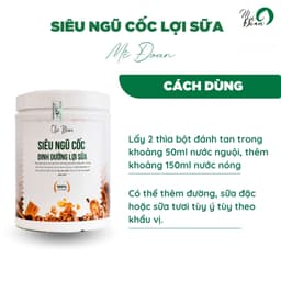 Thumbnail Ngũ cốc lợi sữa bổ sung chất dinh dưỡng cho mẹ bầu và mẹ cho con bú 450g Mệ Đoan 4