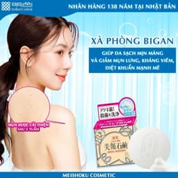 Thumbnail Combo Giảm Mụn Cơ Thể MEISHOKU [Xà Phòng Cải Thiện Mụn Lưng 80G + Toner Da Dầu Mụn Bigansui 90ML] 4