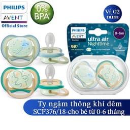 Thumbnail Philips Avent núm ty ngậm ban đêm, vỉ đôi SCF376/10 SCF376/18 SCF376/19 SCF376/21 SCF376/13 3