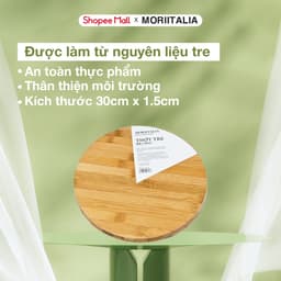 Thumbnail Thớt tre đa dụng Moriitalia, Nhiều kích thước,Chống nấm mốc kháng khuẩn, Không hoá chất tạo màu 2