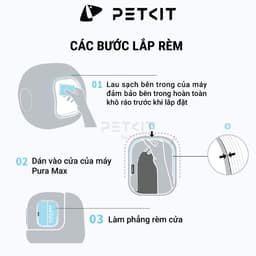 Thumbnail Rèm Che Dùng Cho Máy Dọn Phân Mèo Tự Động Petkit Pura Max 2