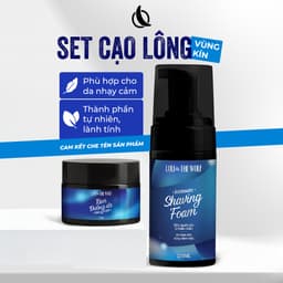 Thumbnail Set Cạo Lông Vùng Kín Tại Nhà Loli & The Wolf On - Bọt Cạo Lông Vùng Kín + Kem Dưỡng Da Vùng Kín Sau Cạo 1
