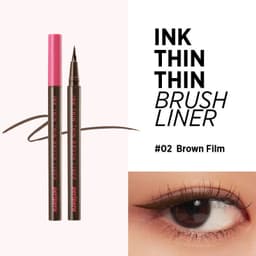 Thumbnail Bút Kẻ Mắt Nước Peripera Ink Thin Thin Brush Liner Màu 02 Brown 0.5G 2