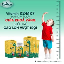 Thumbnail Viên Uống KAOHUN bổ sung canxi hỗ trợ tăng chiều cao cho bé nhập khẩu Hàn Quốc 4
