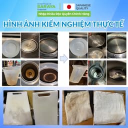 Thumbnail Bột tẩy trắng,sát khuẩn và khử mùi SARAYA OXYGEN BLEACH dùng men sứ, bát đĩa ly, quần áo, lồng máy giặt, bình sữa trẻ em 3