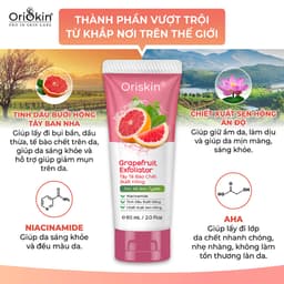 Thumbnail Tẩy Tế Bào Chết Bưởi Hồng Tây Ban Nha Grapefruit Exfoliator Giúp Dưỡng Ẩm Làn Da Mịn Màng Oriskin 60ml 2