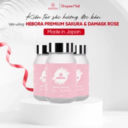 Thumbnail COMBO 3 hộp viên uống tỏa hương Hebora Premium Sakura Damask Rose 2
