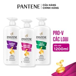Thumbnail Dầu Gội PANTENE Pro-V Ngăn Rụng Tóc/ Phục Hồi Hư Tổn/ Suôn Mượt Óng Ả - Chai 1200ML 3