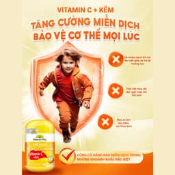 Thumbnail Kẹo Dẻo Vi Chất Nature's Way Kids Smart Vita Gummies Vitamin C+ZinC – Bổ sung kẽm và vitamin C tăng sức đề kháng cho trẻ 1