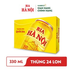 Thumbnail HỎA TỐC HÀ NỘI - COMBO 2 Thùng 24 lon Bia Hà Nội – HABECO (330ml/lon) 2