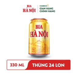Thumbnail HỎA TỐC HÀ NỘI - COMBO 2 Thùng 24 lon Bia Hà Nội – HABECO (330ml/lon) 1