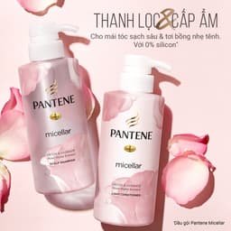 Thumbnail Combo Dầu Gội Và Dầu Xả PANTENE Micellar Hoa Hồng/ Tảo Biển / Hoa Súng - Chai 530ML x2 4