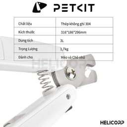 Thumbnail Kìm Bấm, Kéo Bấm Cắt Móng Cho Mèo Chó Petkit LED Pet Nail Clipper 2