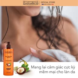 Thumbnail Gel tắm dưỡng dịu nhẹ cho da Evoluderm tinh chất Argan và Bơ Hạt Mỡ 500ml 3