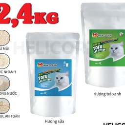 Thumbnail Cát Vệ Sinh Cho Mèo, Cát Mèo Đậu Nành Tofu Max Clean 2.5KG 2
