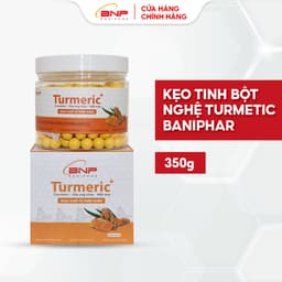 Thumbnail Viên Kẹo Tinh Bột Nghệ Turmeric BANIFAR Kết Hợp Sữa Ong Chúa Tăng Sức Đề Kháng Hộp 320g 1