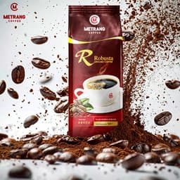 Thumbnail Cà phê Mê Trang Robusta (R) - Túi bột 500g 2