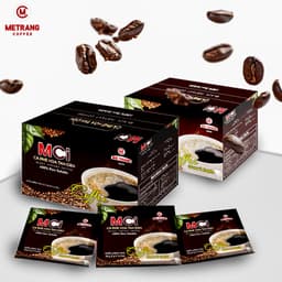 Thumbnail Cà phê Mê Trang hòa tan đen 1in1 (Mci1in1) - Hộp 15 gói 2