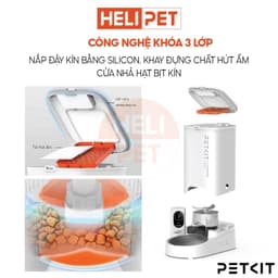 Thumbnail Máy Cho Ăn Tự Động Có Camera, Máy Nhả Hạt Cho Chó Mèo PETKIT Yumshare SOLO - Máy cho ăn thông minh PETKIT Solo 4