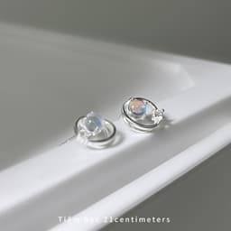 Thumbnail Khuyên tai bạc Đại Dương trang sức bạc Tiệm bạc 21Centimeters 4