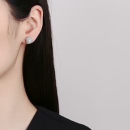 Thumbnail Bông tai bạc Ý 925 Huệ Ngân - Bồ công anh RYE140692 4