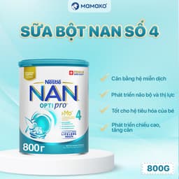Thumbnail Sữa Nan Nga HMO Optipro Số 4 Mamako Bổ Sung Dinh Dưỡng Cho Bé >18M Hộp 800g 1