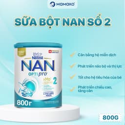 Thumbnail Sữa Nan Nga HMO Optipro Số 2 Mamako Bổ Sung Dinh Dưỡng Cho Bé  Hộp 800g 2