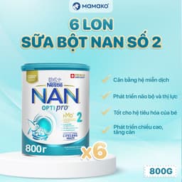 Thumbnail COMBO 6 Sữa Nan Nga HMO Optipro Số 2 Mamako Bổ Sung Dinh Dưỡng Cho Bé 6-12M Hộp 800g 3