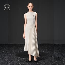 Thumbnail RẬP - Đầm Cổ Thuyền Không Tay Tùng Xếp Ly - HERITAGE 07 1