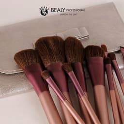 Thumbnail TRANG ĐIỂM CÁ NHÂN 12C CỔ TÍM CÁN NÂU + TÚI 2