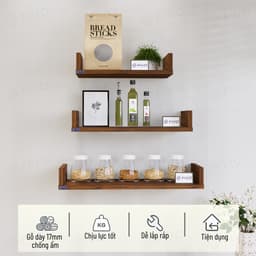 Thumbnail Kệ Sách Gỗ Treo Tường Chữ U FIVO FB43 Gỗ Dày Chống Ẩm, Sản Phẩm Vừa Treo Tường Vừa Có Thể Để Bàn, Phù Hợp Mọi Không Gian 3