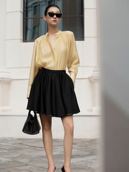 Thumbnail Áo sơ mi lụa Evelyn Blouse HUONG BOUTIQUE HBSM1152 2