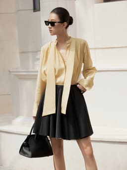 Thumbnail Áo sơ mi lụa Evelyn Blouse HUONG BOUTIQUE HBSM1152 3