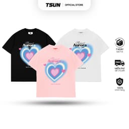 Thumbnail Áo Thun Trái Tim Hào Quang - Brand TSUN Chính Hãng - Aurora Tee - Unisex 1