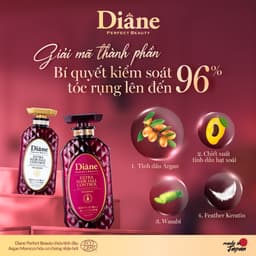 Thumbnail Combo dầu gội xả giảm rụng tóc đến 96% phục hồi khô xơ hư tổn Moist Diane Extra Hair Fall Control 2
